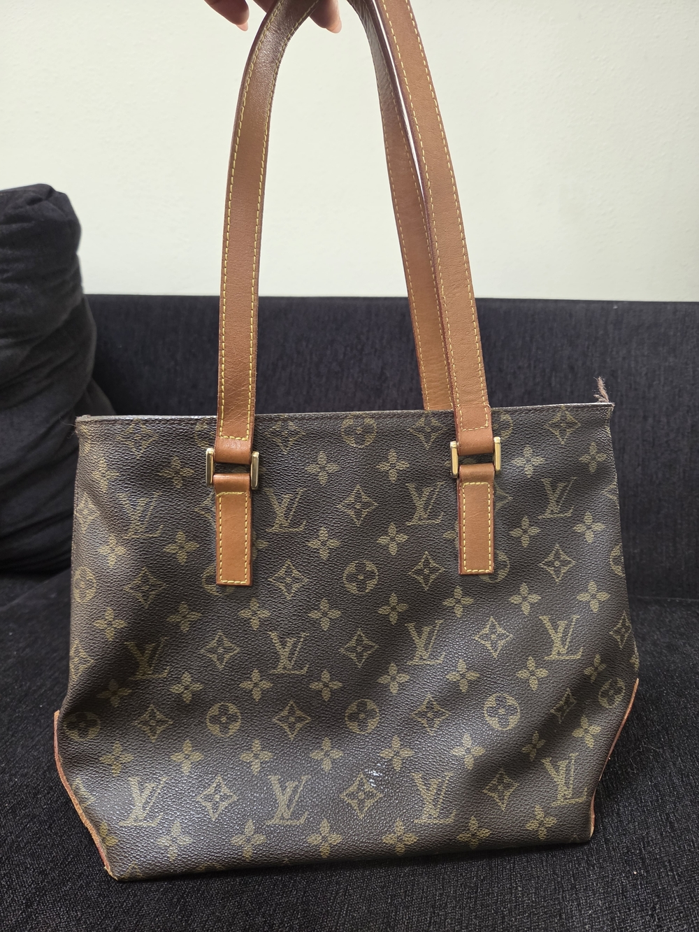 Louis Vuitton Monogram Canvas Tote in Brown and Tan